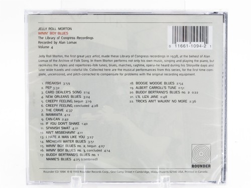 Winin' Boy Blues by Jelly Roll Morton (CD, Dec-1993, Rounder) - Bild 2 von 3