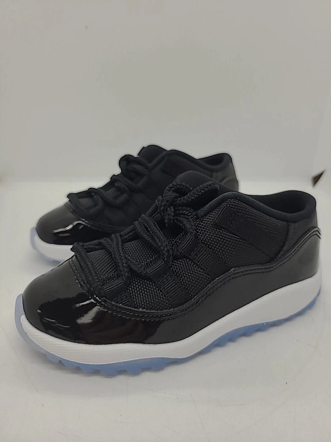 NUOVO Air Jordan II Retro Low (TD) "Space Jam" Nero Varsity Royal Bianco Taglia 10c