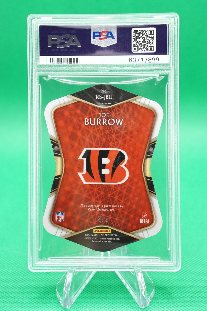 2020 Select Rookie Signatures Gold Prizm Die-Cut #5/5 Joe Burrow