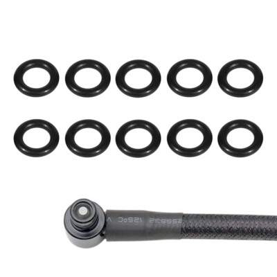 Replacement Male End Fuel Line O-ring Kit MC600-5 for Harley-Davidsons Dyna 10PC