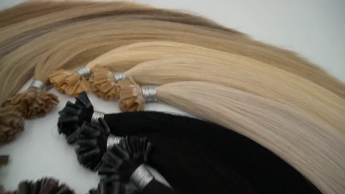 60-75cm Keratin Bonding Hair Extensions Remy Echthaar Strähnen Haarverlängerung - Bild 15 von 39