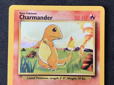 Pokémon 1999 Shadow Base Set Charmander (Pokemon Trading Card 46