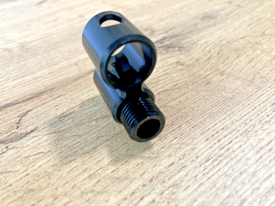 Alu Visier + Schalldämpfer Adapter für Crosman 2240 2250 2289 2300 760 362 2in1
