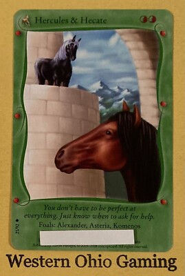 Bella Sara Baby Bella Hercules & Hecate #21/92 NEW CCG TCG Trading Card Game