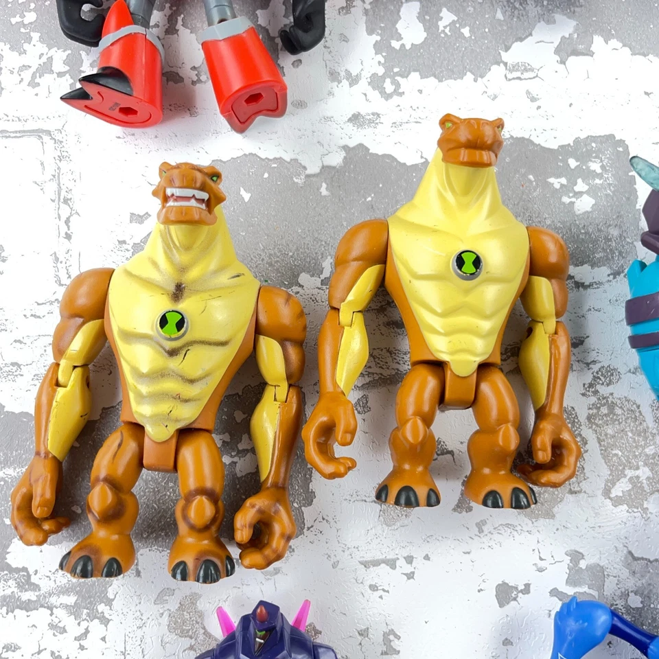 Lote de figuras de acción Ben 10 paquete cuatro brazos de lujo Alien Force 4" 5" Foto 3 de 4