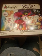 Sticker Story Mega Set 1 Set Trolls World Tour Over 80 Colorforms