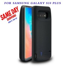 Portable Backup Power Bank Battery Charger Case Fits Samsung Galaxy S10 Plus USA