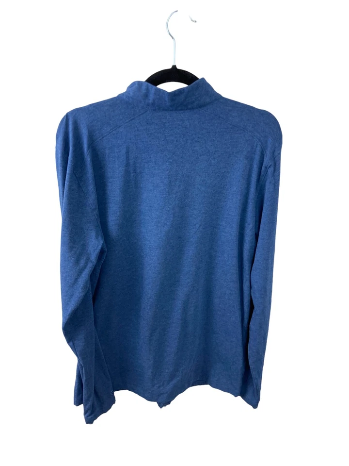 Coolibar Azul UPF 50+ Protección Hombre Sonora Chaqueta Cremallera Completa Bolsillos Talla M Foto 2 de 3