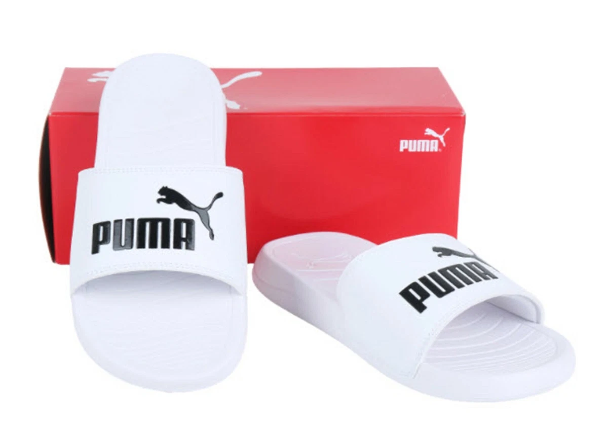 Kompliment flyde At tilpasse sig Puma Men POP Cat 20 Slipper Run Shoes White Casual Slide GYM Sandals  37227902 | eBay