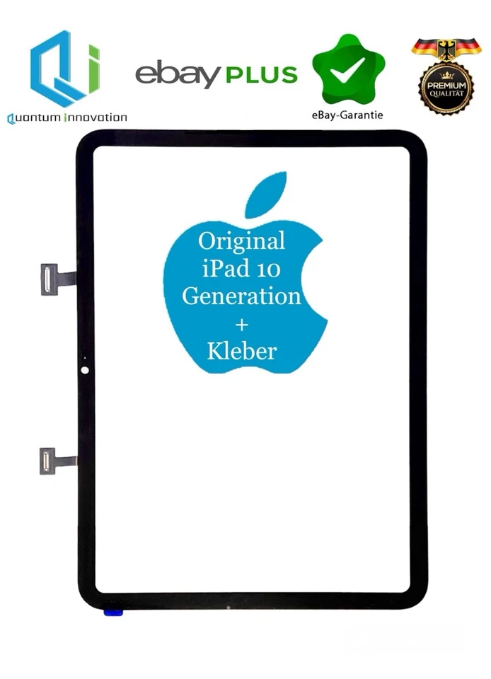 Original Apple iPad Air 4 Display Glas 10.9 Touchscreen A2316 A2324 A2325 A2072