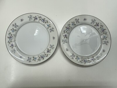 Mimosa Jessamine Plate Set of Two Salad Plates 6.5'' Japan Fine China