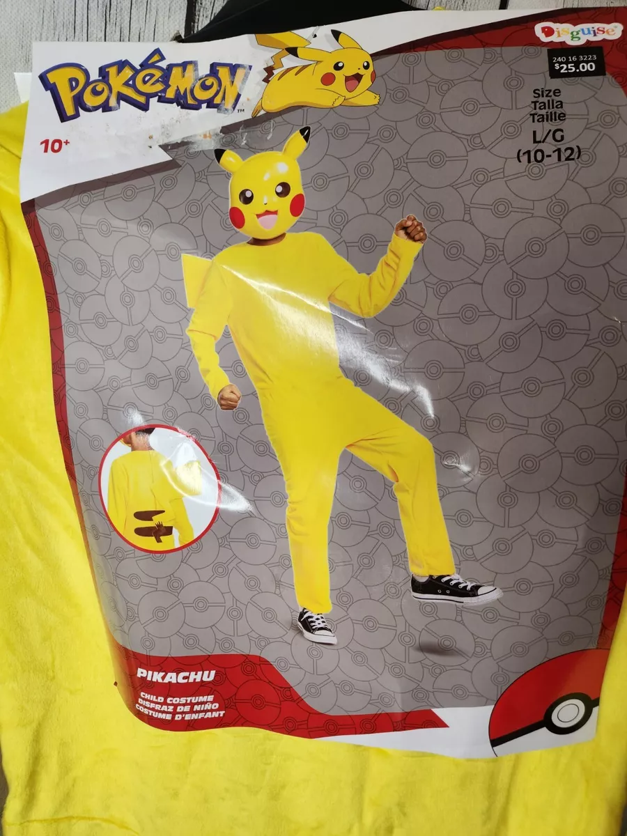 Disguise Fantasia clássica de tamanho adulto Pikachu, Amarelo