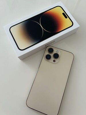 Apple iPhone 14 Pro Max - 128GB - Gold (Ohne Simlock) (Dual-SIM)