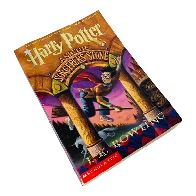 Set of 4 Harry Potter Paperback Books Years 1-4 J.K. Rowling