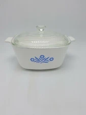Corning Corelle Cornflower Blue 1 3/4 Qt Covered Casserole With Lid