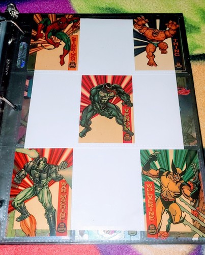 Fleer 1994 Marvel Universe Ser. 5-Comp. 200 Cards W/Power Blast & Suspended Anim - Picture 23 of 24