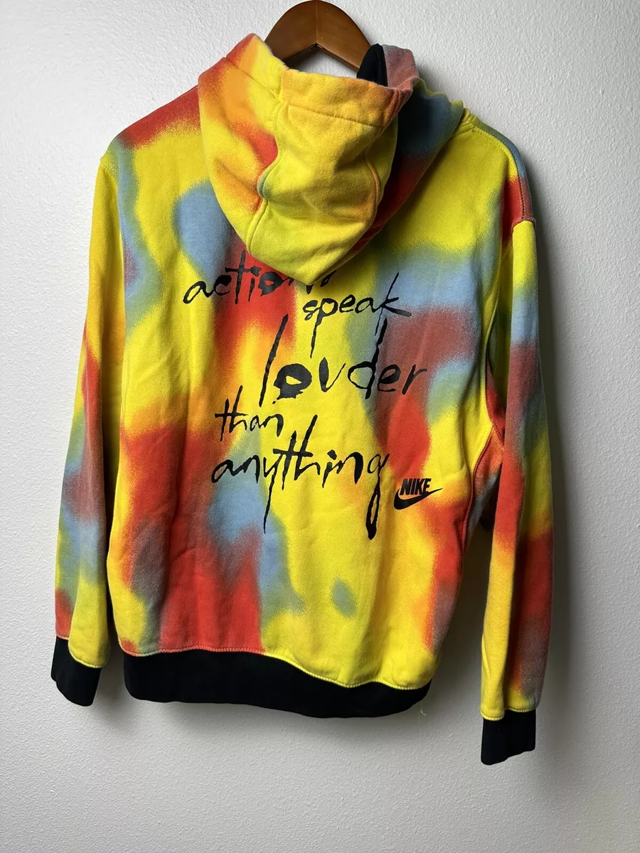 Nike rainbow hoodie discount