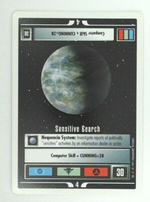 Star Trek CCG - Sensitive Search - WB Premier Beta 1995 -S335