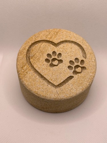 Memorial Keepsake-Paws Across My Heart- Sandstone - Picture 15 of 16