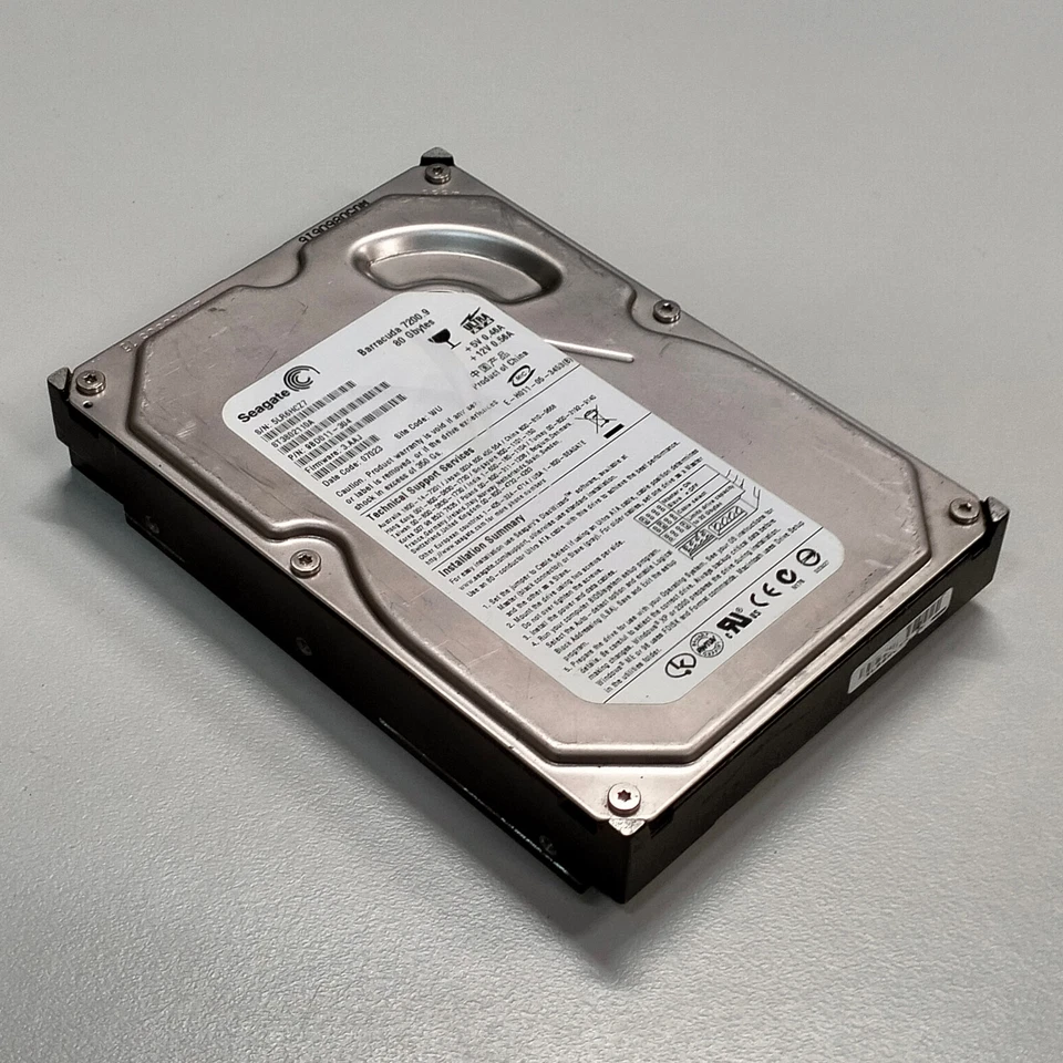 Seagate Barracuda 80GB 3.5" IDE HDD ATA/100 7200 RPM 2MB ST3802110A 9BD011-304 - Image 4 of 4