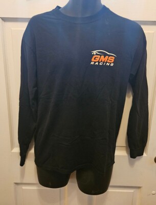 GMS Racing Team Issue Black Long Sleeve T-Shirt with Logo