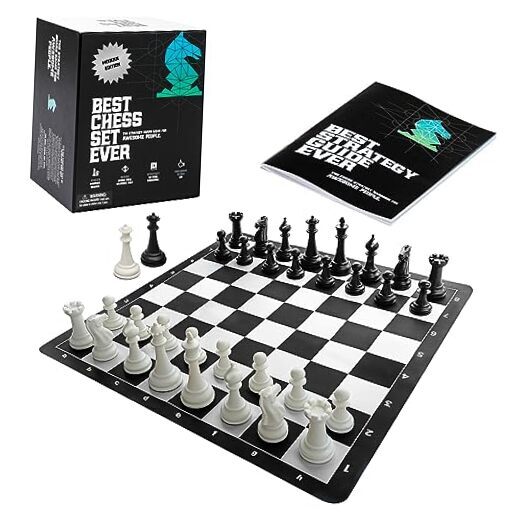 Best Chess Set Ever Tournament Chess Set, 1X Single Weighted Staunton