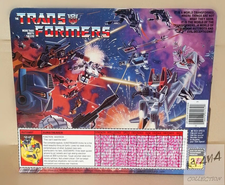 Transformers Reissue G1 SUNSTREAKER MISB - Image 3 of 4
