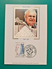 Marcel PAUL,,edf, PARIS, Carte Maximum Soie 1er jour fdc 1992