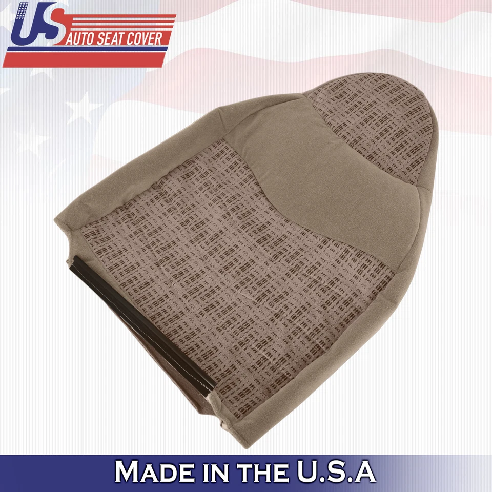 Para Ford F250 F350 F450 F550 XLT 1999 2x cubiertas de asiento de tela superiores e inferiores tostadas Foto 2 de 4