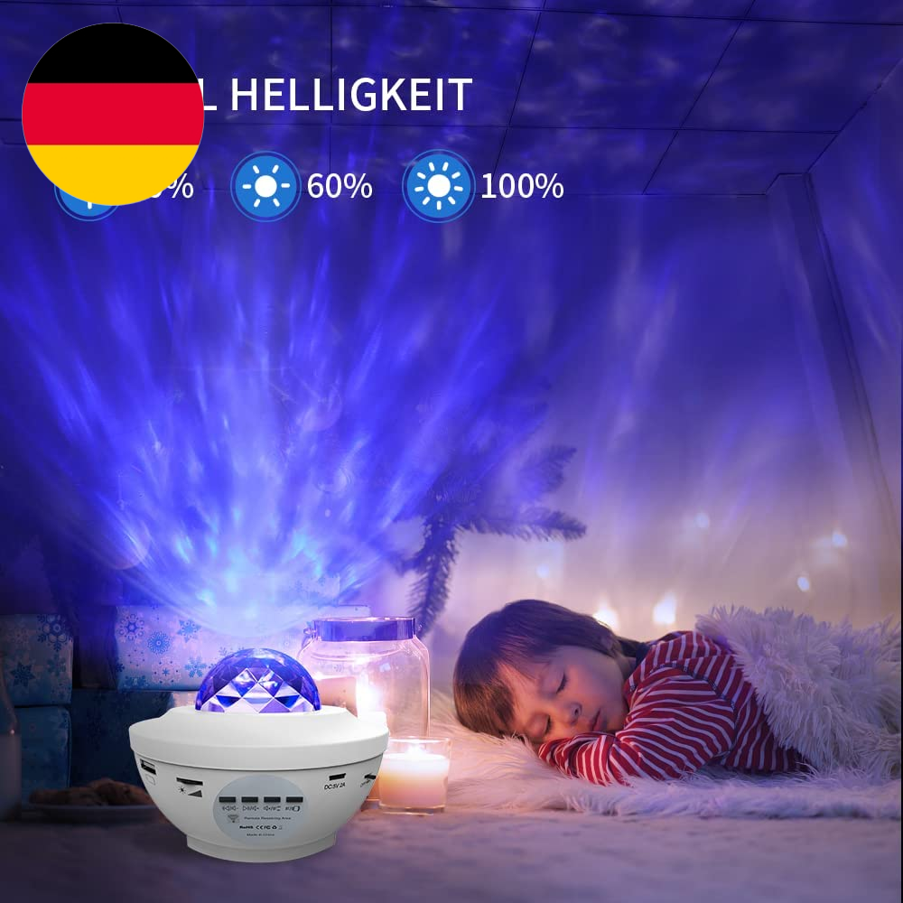 LED Sternenhimmel Projektor, Star Galaxy Projector Light 21