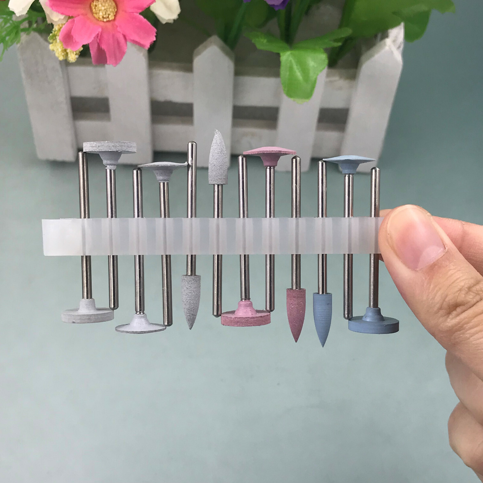 1x Dental Porcelain Teeth Polishing Kit HP 0312 for Lowspeed Handpiece