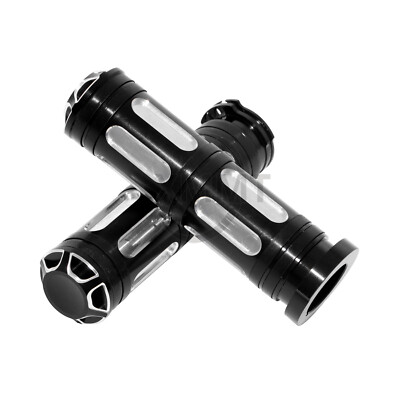 Edge Cut Grips Grip Fit For Harley Dyna Softail Road King 1'' Handlebar Hand Bars