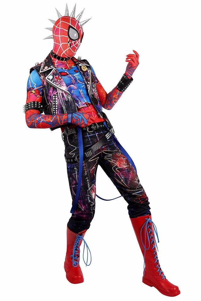 Spider-Man: Across the Spider-Verse Hobie Brown Cosplay 服装鞋男式套装 — 第 3/4 张图片