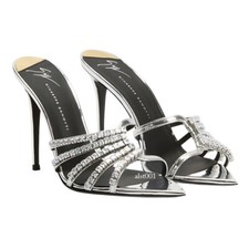 New Fashion Womens Pointed Toe Sandals Rhinestone High-heeled Chic Slippers