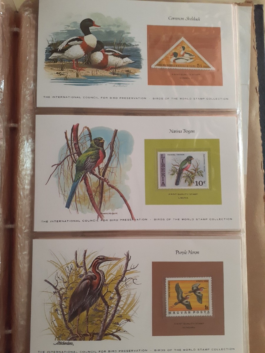 INTL Council For BIrd Preservation Birds of the World Stamp
