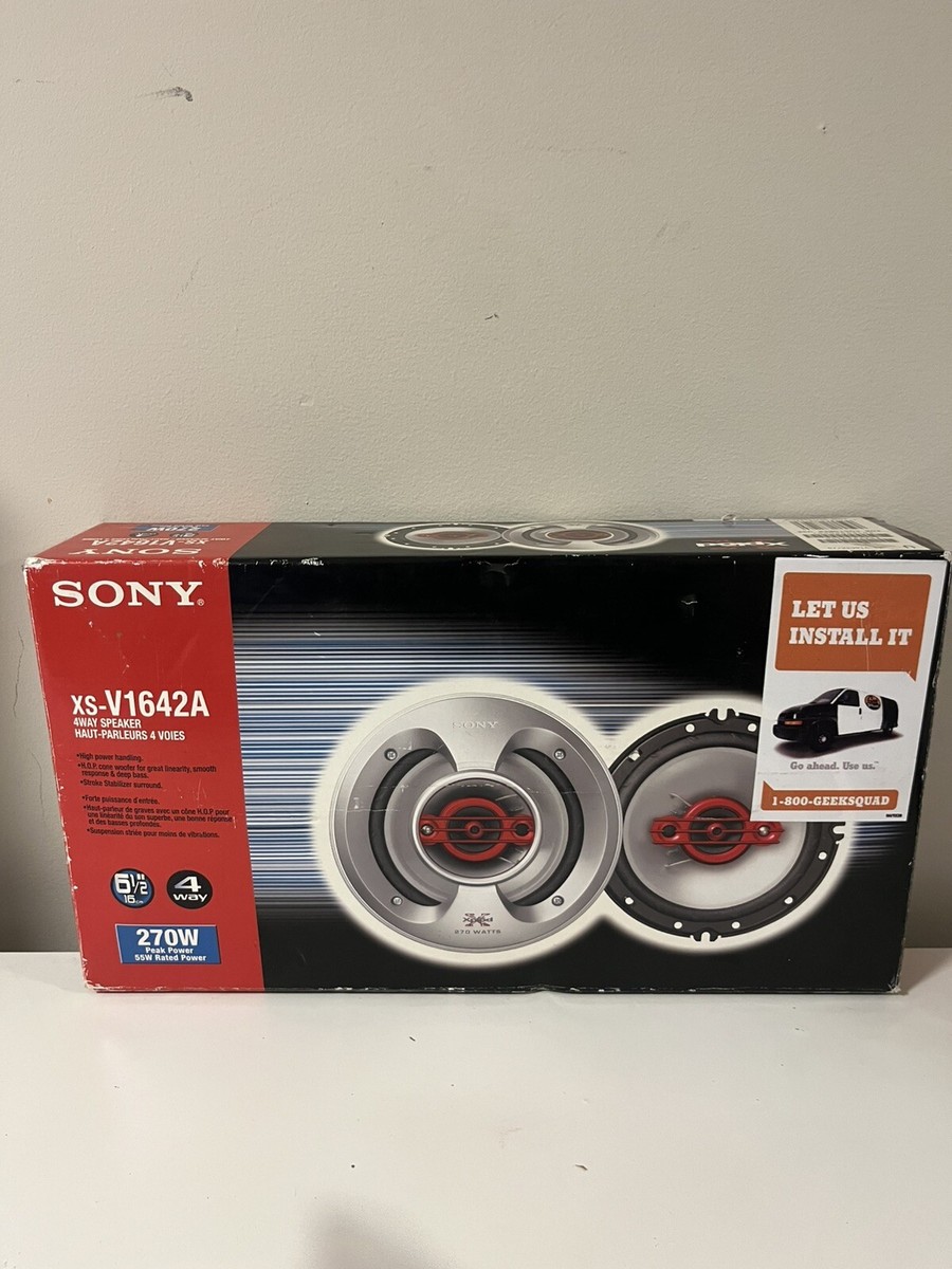 Sony XS-V1642A 5.25 4-way 220 Watts Car Audio Speakers Set | eBay