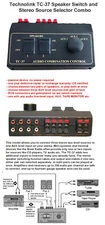 TEC TC-37 3/2  Source & Speaker  Switch; Get Connected!