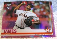 Josh James RC 2019 Topps Chrome Pink Refractor Rookie Card!Astros P RC FUTURE