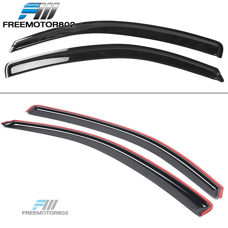 Ajuste 05-10 Chevy Cobalt Pontiac G5 Cupé Viseras Ventana Lluvia Protector Solar Deflector Foto 2 de 4