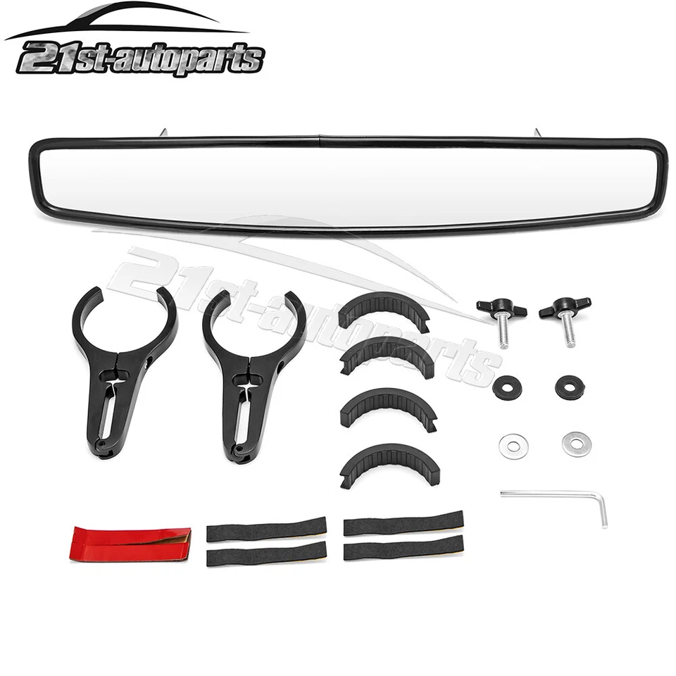 Espejo retrovisor central de liberación rápida de 15" para Can-Am Maverick X3 Commander Max Foto 4 de 4