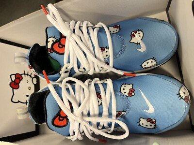Nike Air Presto x Hello Kitty Size UK4,5 cm 23,5 BR 35,5 EUR 37,5 babyblau weiß