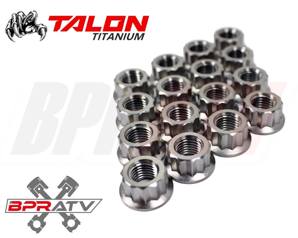 Honda TRX400EX TRX 400EX TITANIUM Lug Nut Complete Set Front Rear Kit Set of 16 - Image 4 of 4