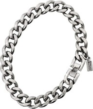  KJ Phiten Titanium Kihei cut chain Bracelet L:19cm/W:8.8mm NK-TB06-19