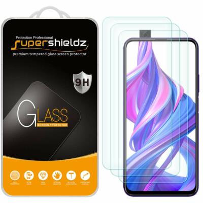 3-Pack Supershieldz Tempered Glass Screen Protector for Huawei Honor 9X / 9X Pro