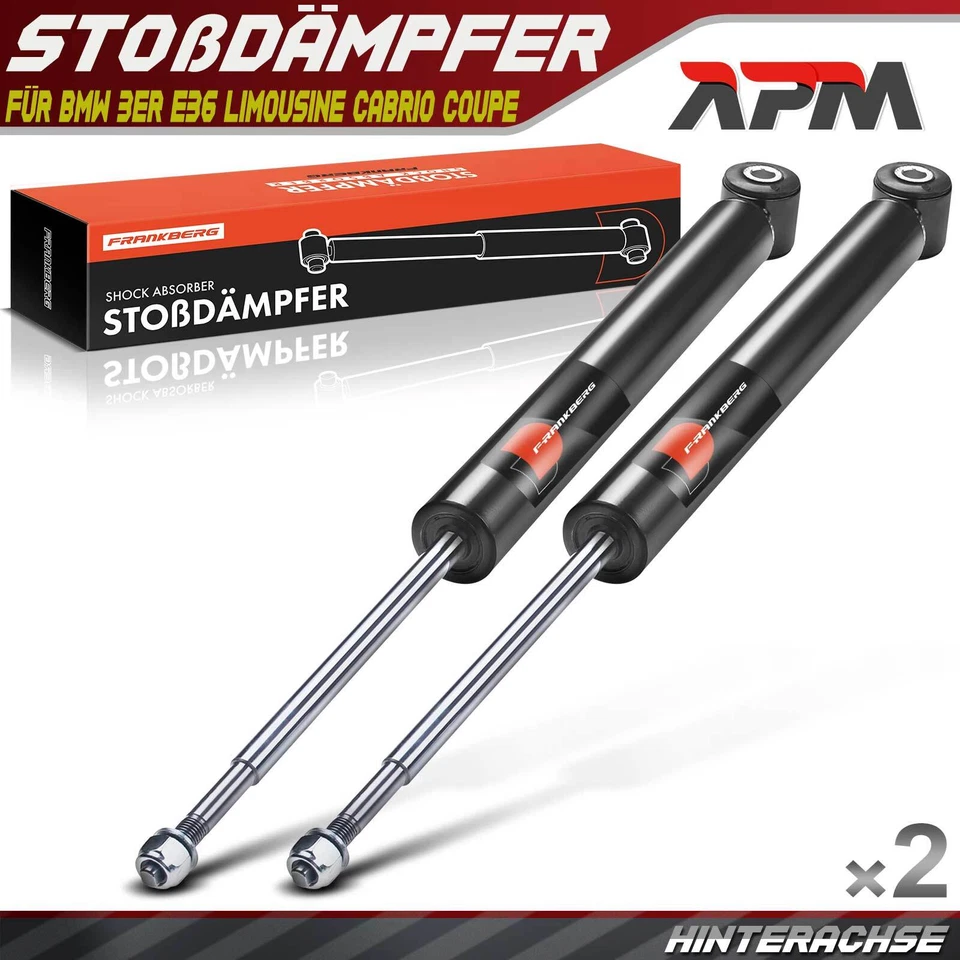 2x Stoßdämpfer Gasdruck Hinten für BMW E36 E46 Touring Cabriolet Coupe Compact