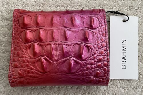 Cartera Brahmin Melbourne PEQUEÑA VERONICA Sobre Triple CUPIDO OMBRE Rosa Nueva con Etiquetas - Imagen 11 de 13