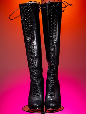 herlipto ハーリップトゥ Madonnina Ankle Boots ハーリップトゥ Madonnina Ankle Boots ブーツ 白黒配色 M しゃ