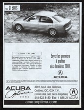 ADURA EL 1.7 2001 Vintage Original Journal Print AD | Canada Français Québec