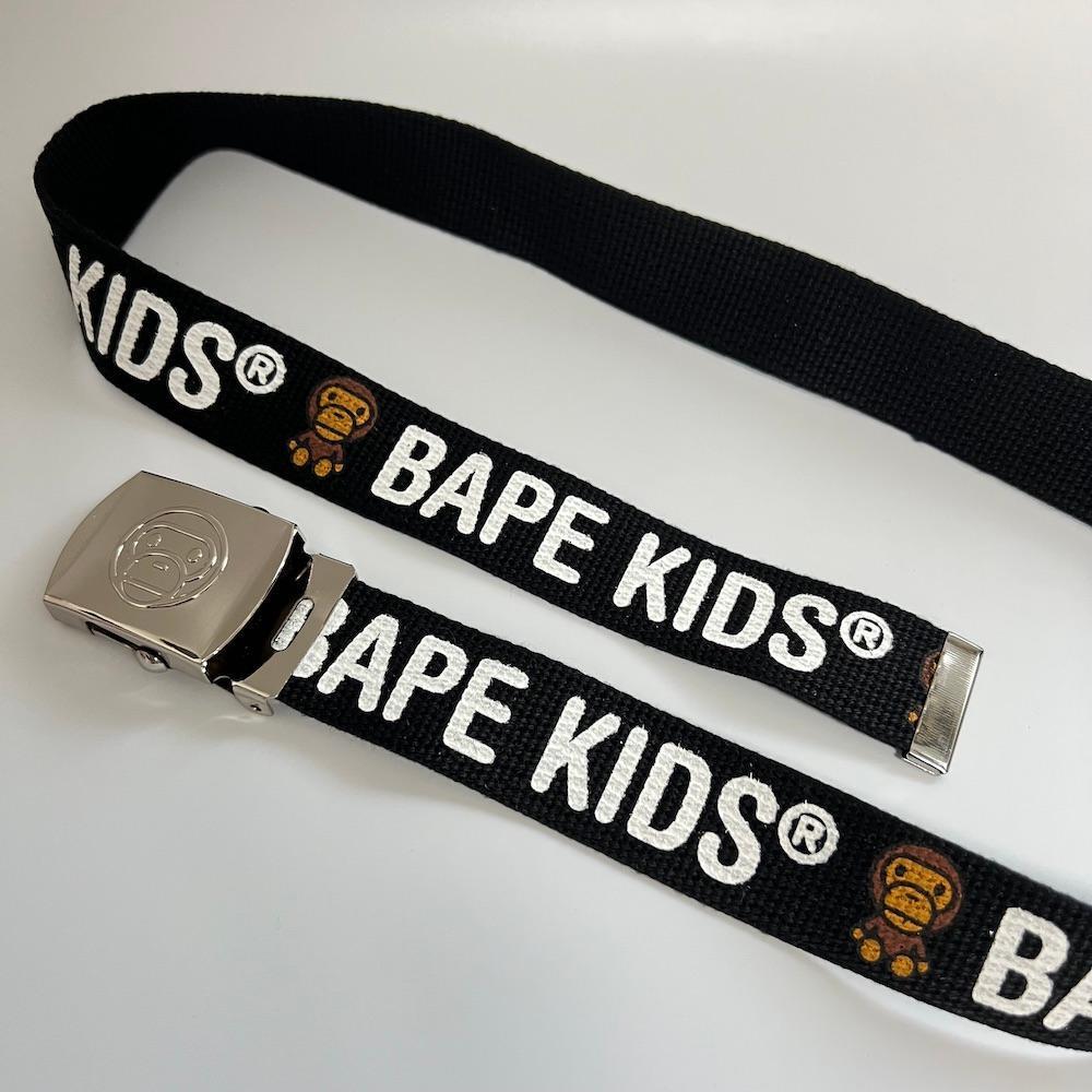 A BATHING APE BAPE KIDS BABY MILO BELT Red and black set New
