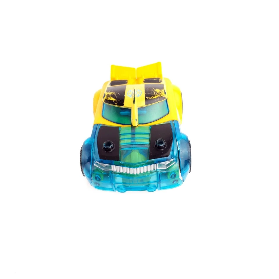Transformers Yellow Car Completely Transforms Into A Bot 6 Standing  USA Seller - Image 2 of 4